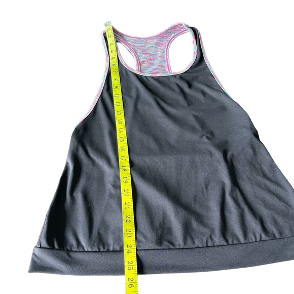 Tonic Active Black/Pink-Multi Racer Back Tank (M) - Picture 9 of 11